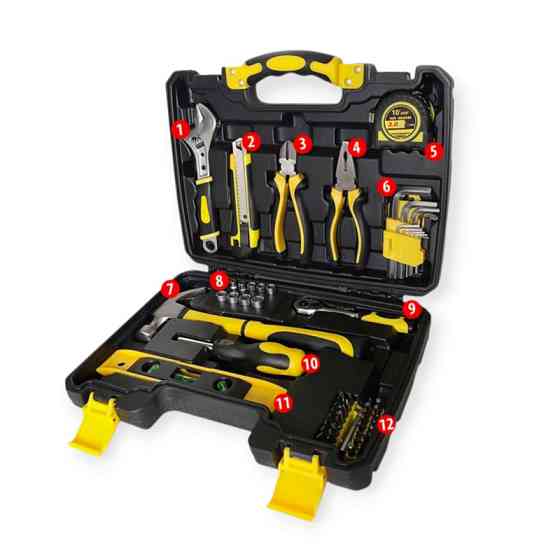 Набор инструмента слесарный 60 шт, 1/4