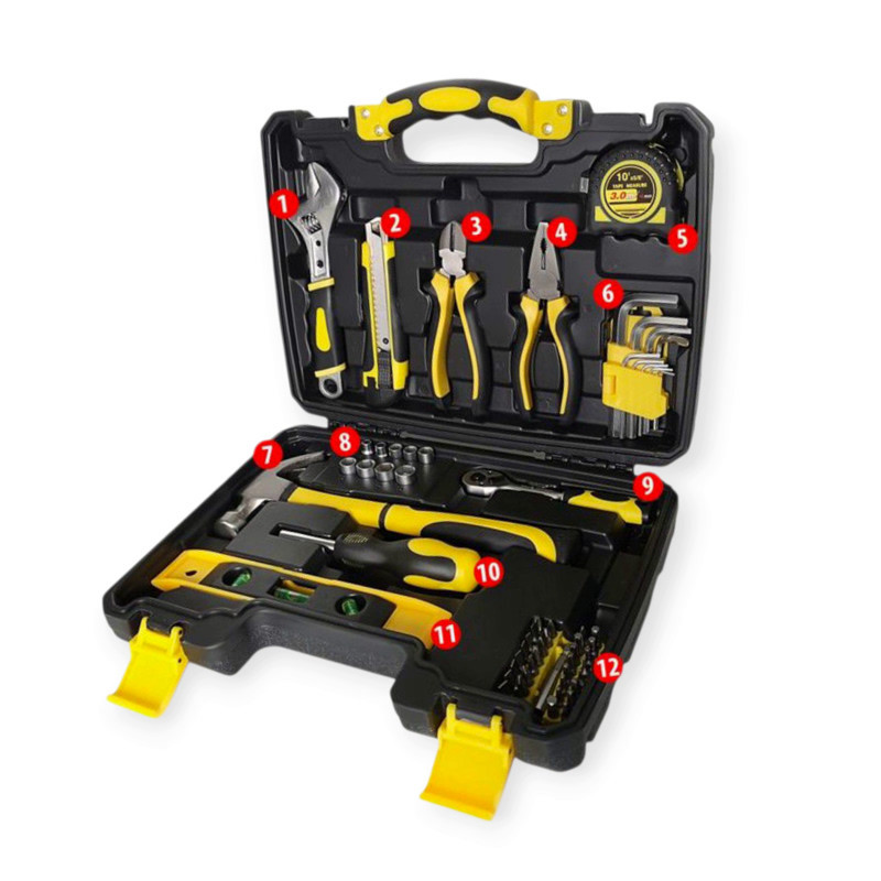 Набір інструменту слюсарний 60 шт, 1/4" (кейс) Мукачево - фото 3