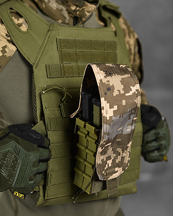 Подсумок двойной для магазина АК с клапаном Киев - изображение 8