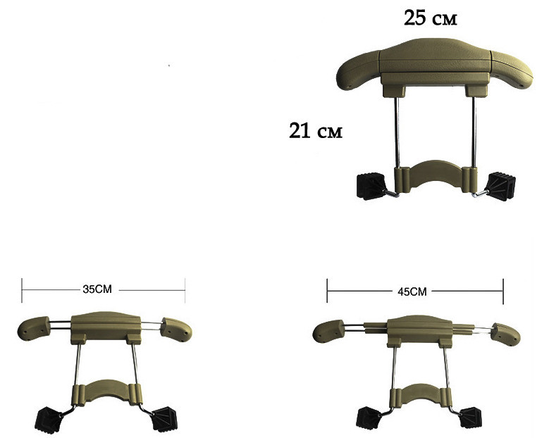 Вешалка для автомобиля раздвижная на 3 позиции!!!, автомобильная вешалка ЧЕРНАЯ Кременчуг - изображение 7