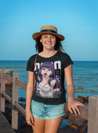 Футболка для мальчика аниме Ферн Соусоу Но Фриерен оверсайз (рост от 165 до 180 ) Черний AnimeJ0703m Днепр