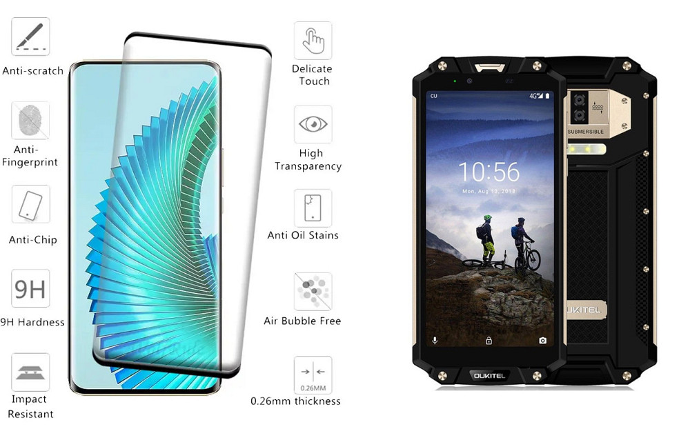 Защитное стекло HyperGlass Pro для Oukitel WP2 – максимальная чувствительность и защита Киев - изображение 2