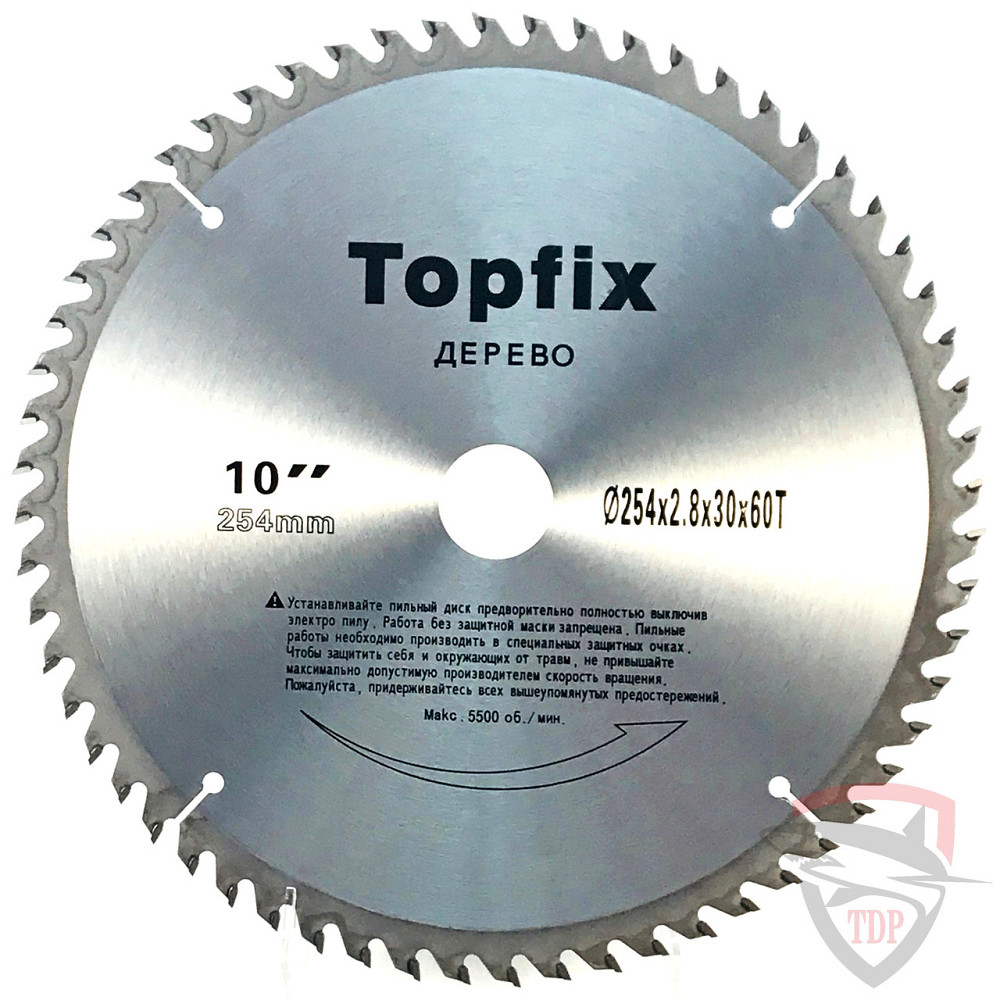 Диск пильний Topfix по дереву 216х30х40 Коломыя - изображение 1