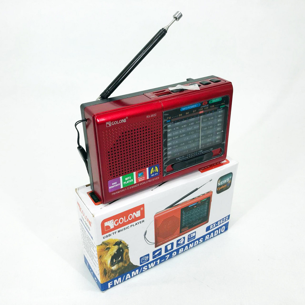 Портативний радіоприймач від мережі MP3, Портативний всехвильовий радіоприймач, що працює від мережі WS-22 Івано-Франківськ - фото 2