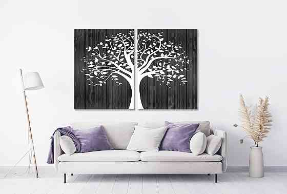 Модульная картина в гостиную / спальню   Дерево  TLV-2_066 70x102 см Київ