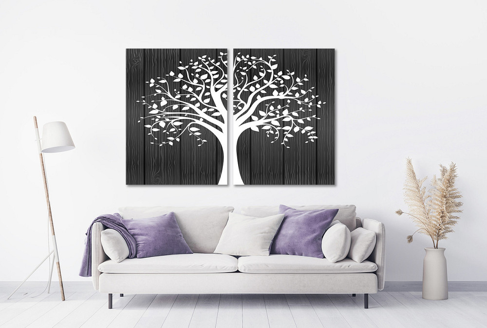Модульная картина в гостиную / спальню   Дерево  TLV-2_066 70x102 см Київ - фото 2