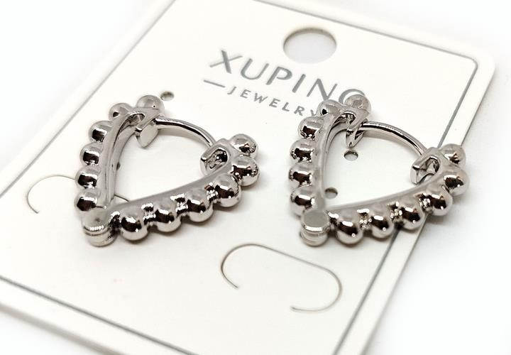 Серьги женские серебристые Киев - изображение 1