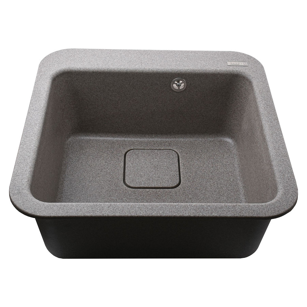 Гранітна мийка Globus Lux BARBORA мокко 510x510мм Київ - фото 6