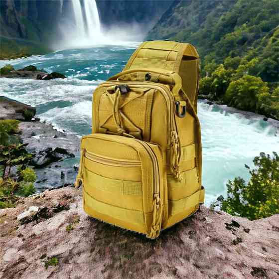 Комплект 2 В 1: армейская сумка + тактический фонарь WT-18 Львов