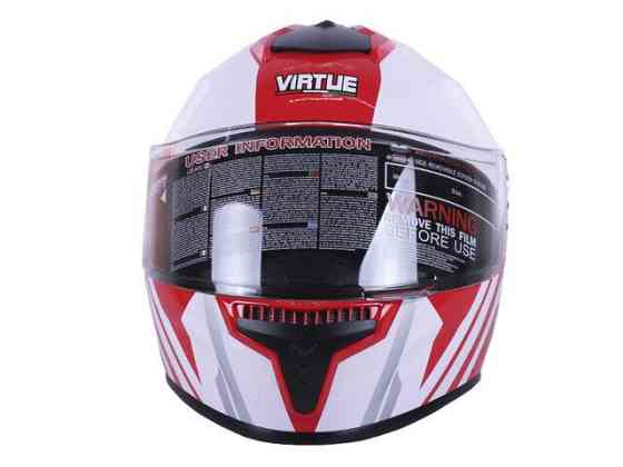 Мотошлем интеграл MD-813 (красно-белый, size S) Мукачево