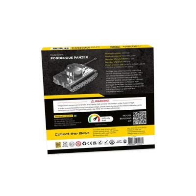 Конструктор Metal Time Колекцiйна модель Ponderous Panzer Heavy Tank Важкий танк Тигр (MT020) Вінниця - фото 2