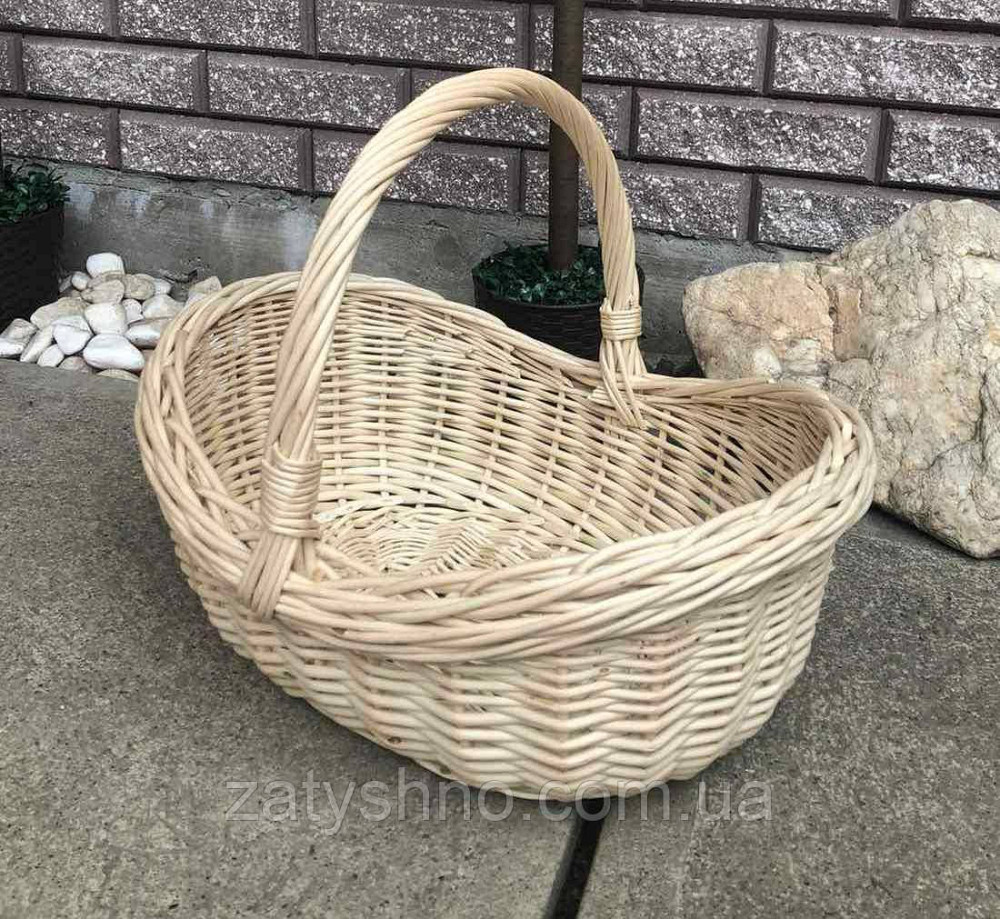 Корзина пасхальная молочная из лозы Киев - изображение 3