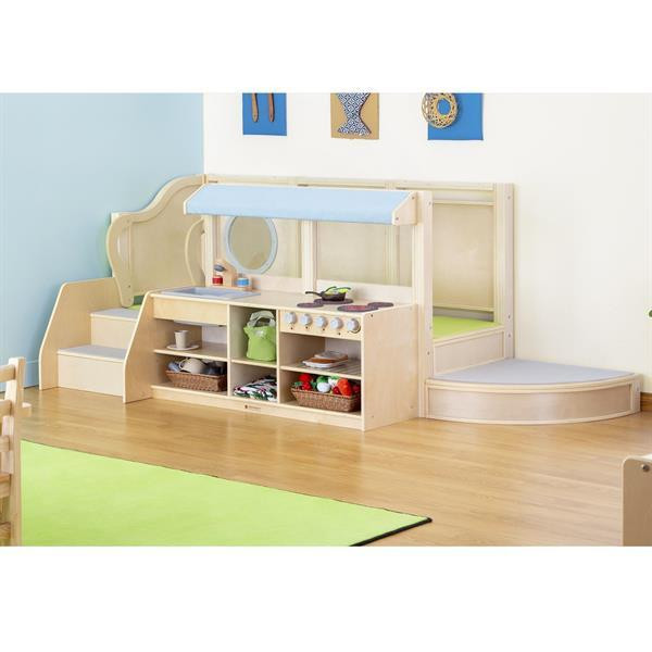 Дерев'яний ігровий комплекс University Кухня з подіумом (U0504) Харків - фото 2