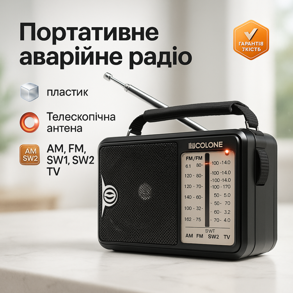 Радіоприймач з ремінцем Golon RX-606, Радіо переносне фм, Радіоприймачі фм, Ам приймач, Радіо на кухню GY-48 Львів - фото 15