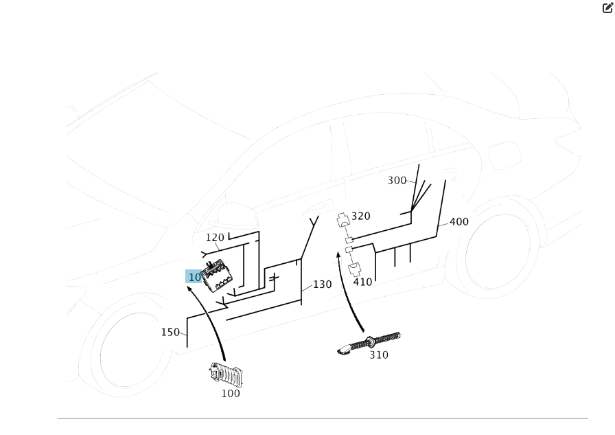 Mercedes-Benz  A1669000618 Блок керування передніх правих дверей ML/GLE W166 GLE Coupe C292 CLA C117 GLA X156 A-class W176 B-class W242 B-class W246 G Одеса - фото 2