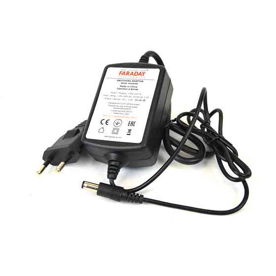 Блок живлення Faraday Electronics 12W/12V/1A (Довжина мережевого кабелю: 0.5 м, Довжина вихідного кабелю: 0.7 м) Київ