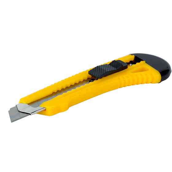 Sigma Нож строительный (пластиковый корпус) лезвие 18мм автоматический замок SIGMA (8213021) Коломия