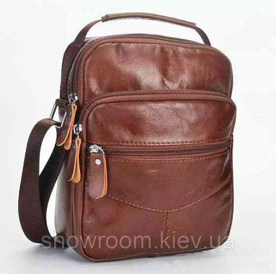 Мужская кожаная черная Leather Collection (5037) коричневая Киев
