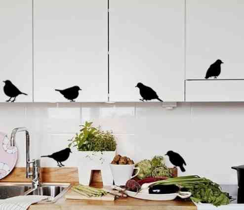 Вінілові наклейки "Голуби" Київ