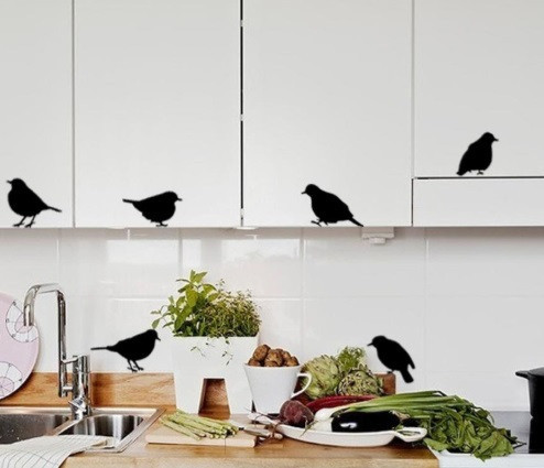 Вінілові наклейки "Голуби" Київ - фото 3