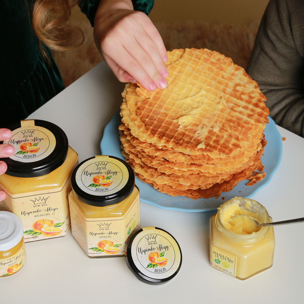 Крем мед з апельсином 130 грамів Одеса - фото 6