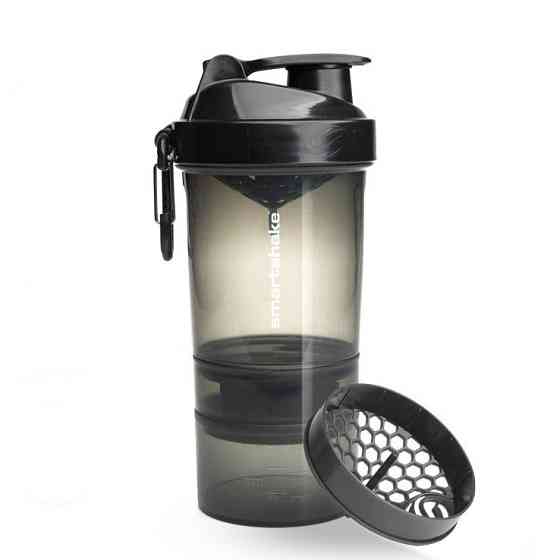 Шейкер спортивный для воды и спортивного питания SmartShake Original2GO 600ml Black Киев