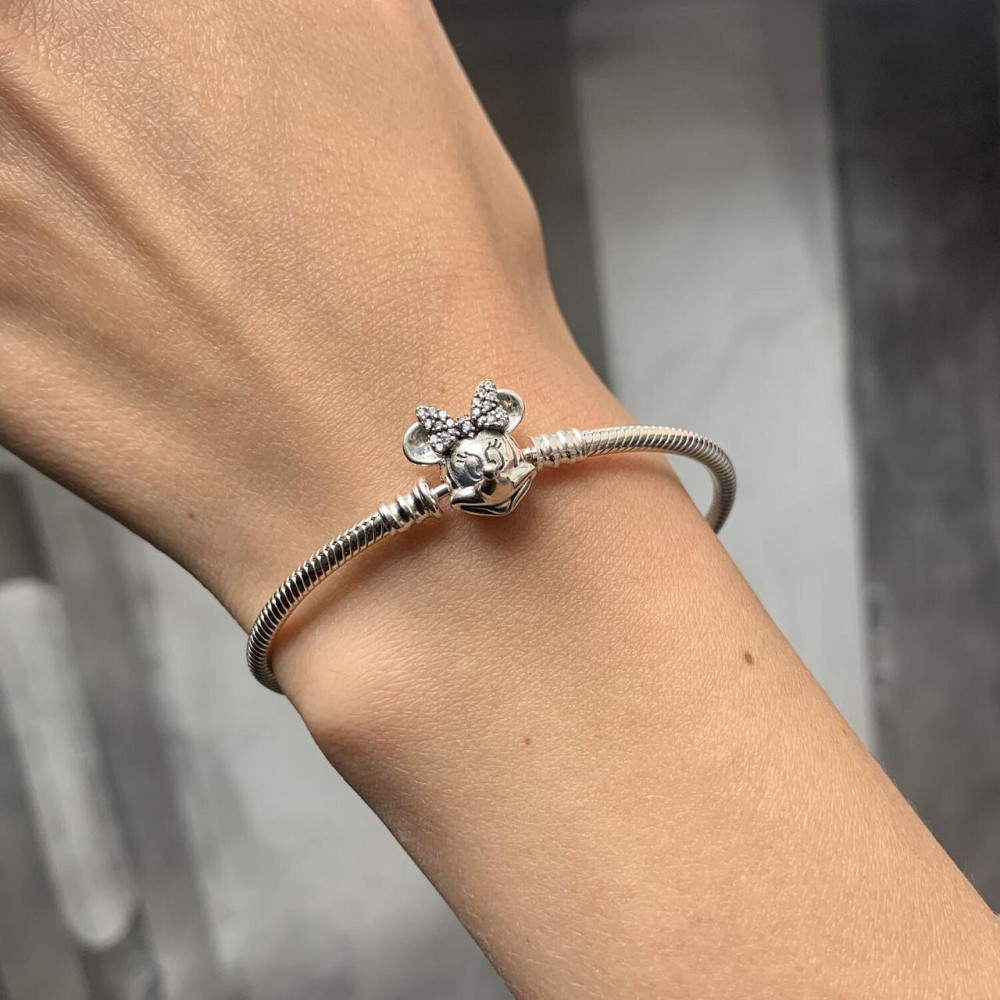 Серебряный браслет для шармов Пандора  
