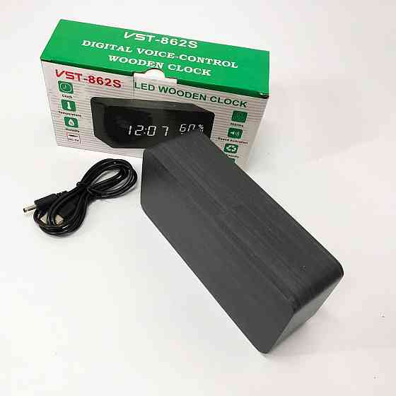 Практичные электронные часы VST-862S-6, Настольные часы с MT-165 автоматической подсветкой Киев