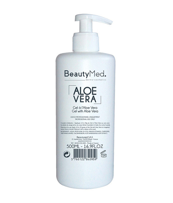 Гель для обличчя з алое вера Gel with Aloe Vera BeautyMed, 500 мл Дніпро - фото 1