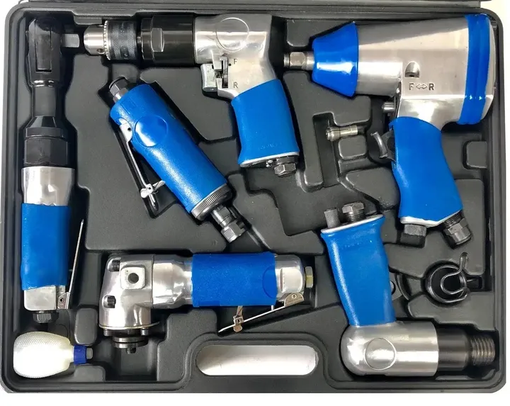Професійній набір пневмоінструменів  кейсі FERRUM FRATK24 24 ел  Набір пневматичного інструменту Львів - фото 2