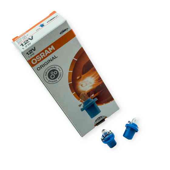 Автолампа 12V 1, 2W Bax8.5d з патроном 2721MFX БЦ Мукачево