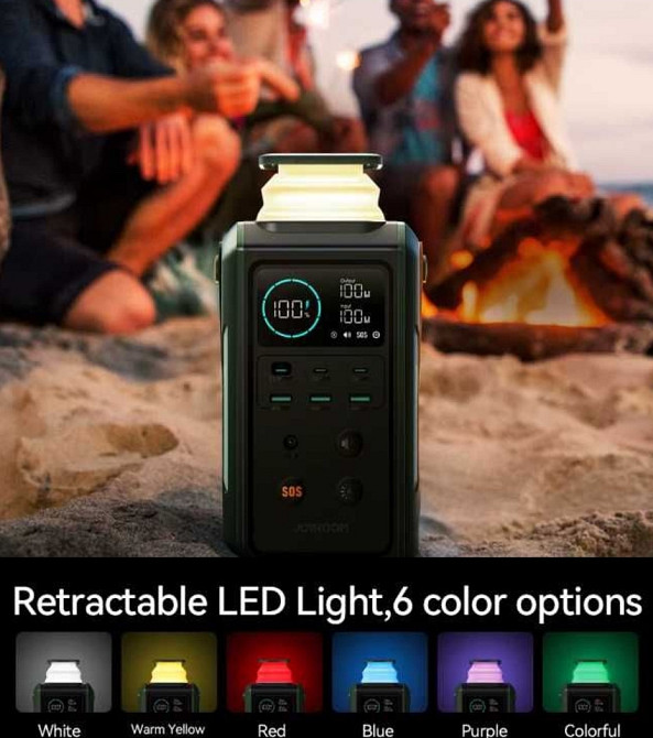 Повербанк Powerbank LiFePO4 JOYROOM PD100W 75000mAh 205Wh. Київ - фото 2