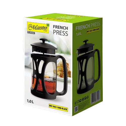 MR-1663-1000-BLACK Заварник Maestro кава/чай(1,0л) Житомир