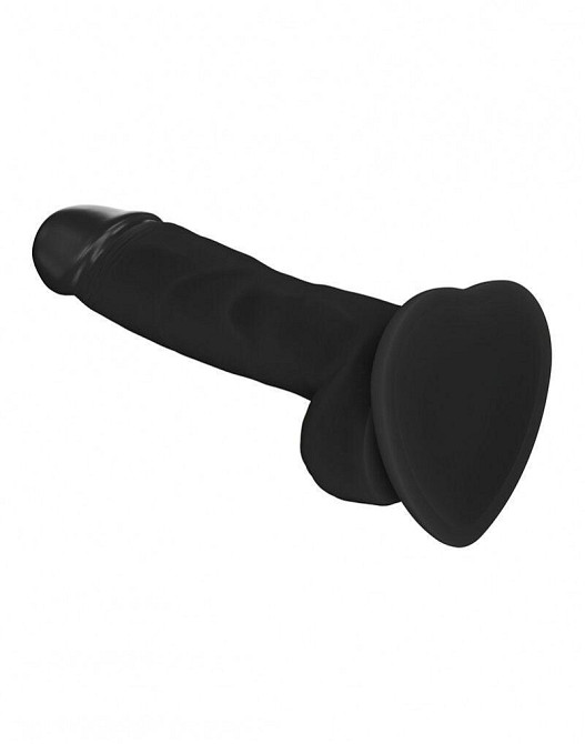 Реалистичный фаллоимитатор Strap-On-Me SOFT REALISTIC DILDO Black - Size S Sex Aura Киев - изображение 3