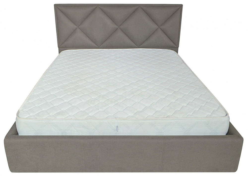 Ліжко Двоспальне Leeds Comfort 160 х 190 см Madrit 15 З підйомним механізмом та нішою для білизни Сірий Київ - фото 8