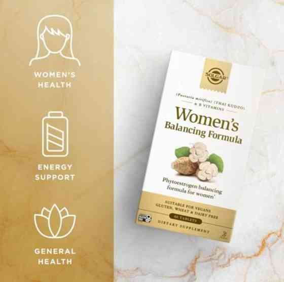 Витамины при менопаузе Solgar Women’s Balancing Formula 60 таб Киев
