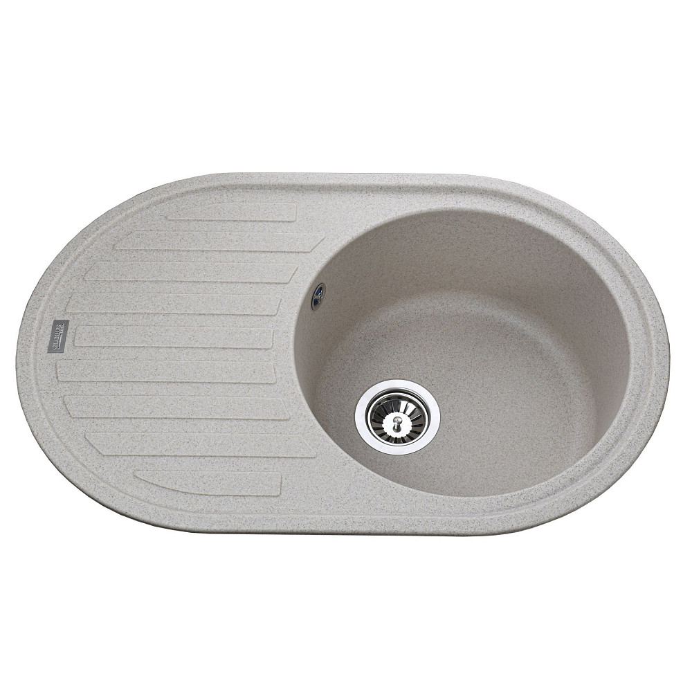 Гранітна мийка Globus Lux OHARA піщаний 770х500мм-А0004 Тернопіль - фото 1