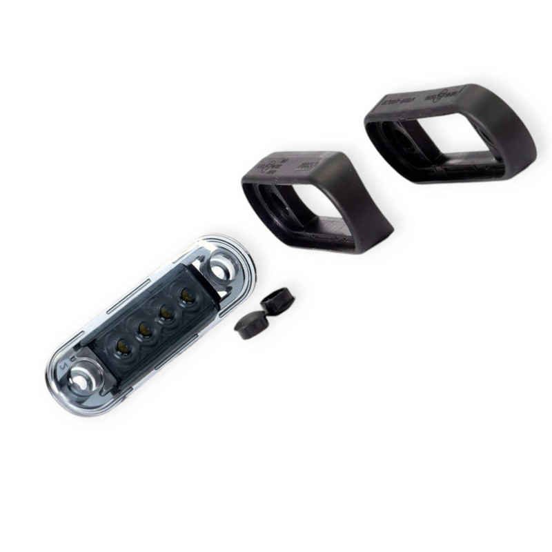 Фонарь маркерный овальный белый 85х28мм FT-073 B LED DARK Мукачево - изображение 3