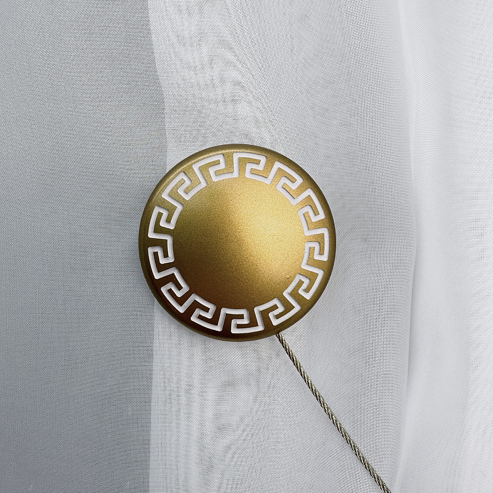 Магниты для штор и гардин Афина 2 шт Темно-золотистый (81-273) Киев - изображение 2