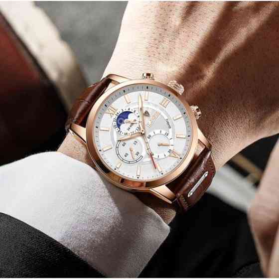 Мужские кварцевые часы Lige Signature Киев