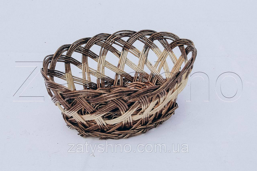 Цукерниця плетена | цукерниця з лози| тарілка плетена з лози Київ - фото 6