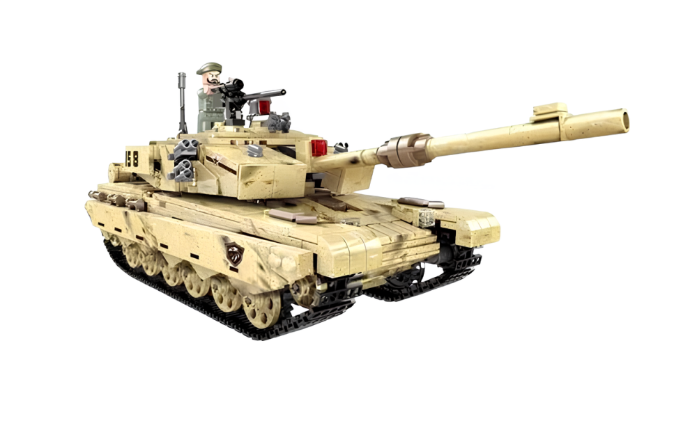 Конструктор дитячий.Танк ігровий конструктор військовий на 1340 деталей колір хакі XB-06021 Кам'янець-Подільський - фото 2