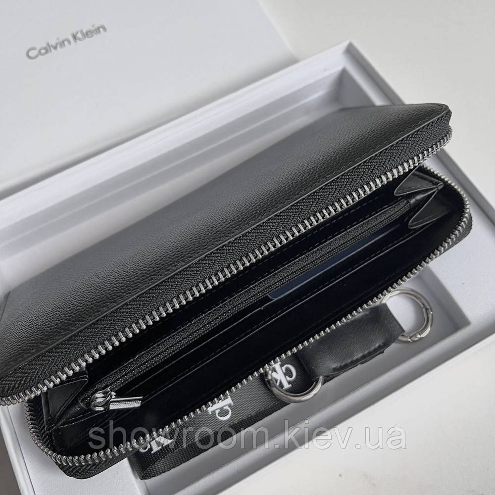 Мужской кожаный кошелек на молнии в подарочной упаковке (1440) Киев - изображение 6
