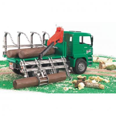 Спецтехніка Bruder MAN перевізник колод (02769) Вінниця - фото 9