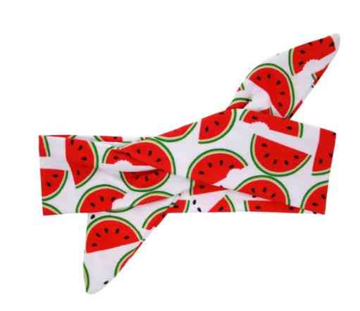 Детская повязка с ушками Арбуз one size разноцветный Киев