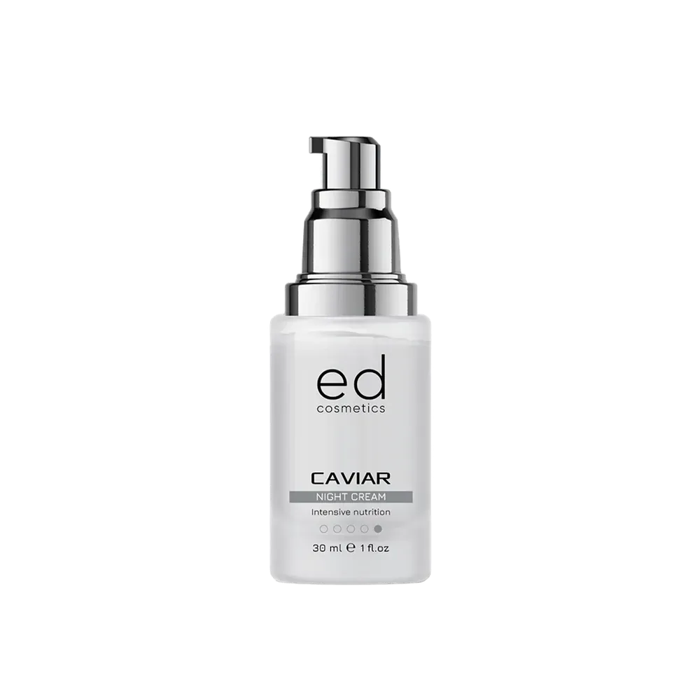 Ночной крем для лица с экстрактом черной икры CAVIAR NIGHT CREAM ED Cosmetics, 30 мл Днепр - изображение 1