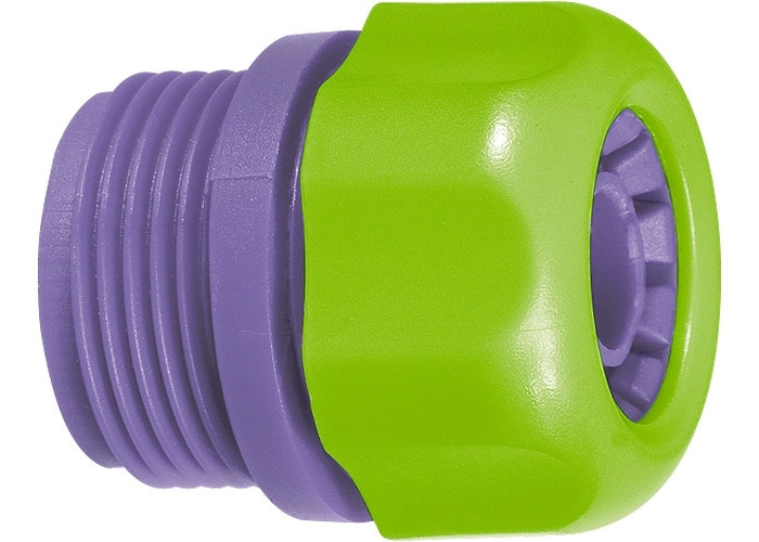 З'єднувач пластмасовий для шлангу 1/2", з зовнішньою різьбою 3/4" PALISAD Полтава - фото 1