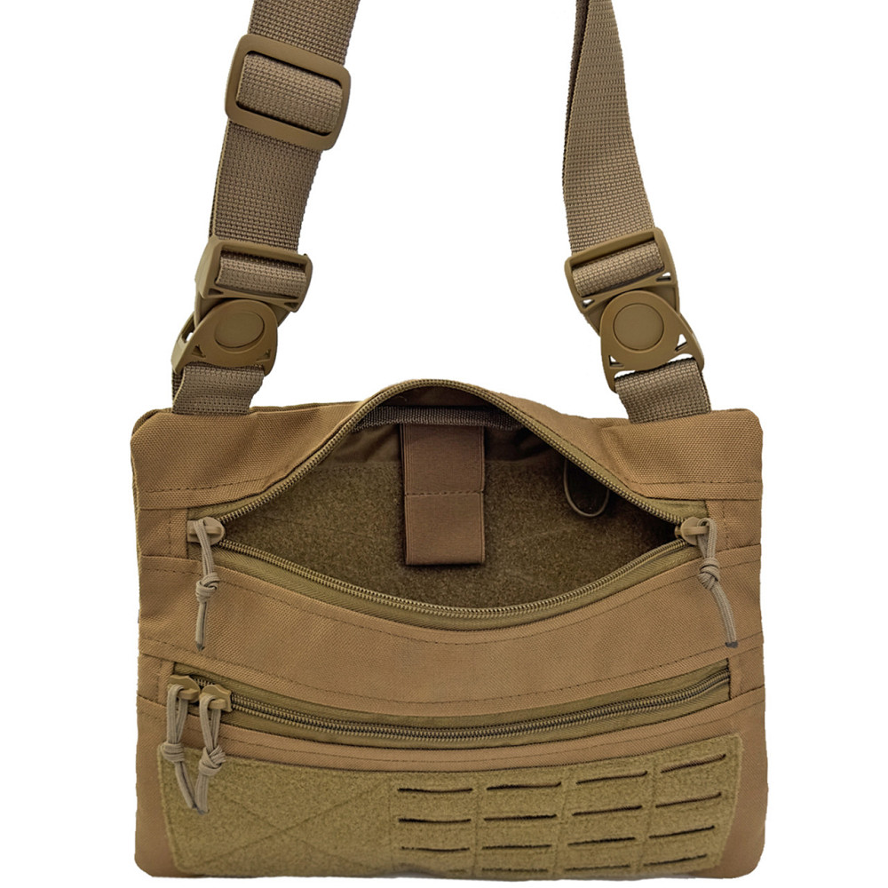 Тактична однолямкова сумка на плече , Койот Cordura 1000 D Київ - фото 5