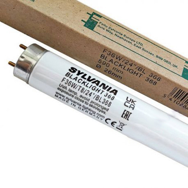 Лампа для мухоловки ультрафіолетова в захістній плівкі Sylvania PL-S 36W 60см, Німетчина Київ - фото 2
