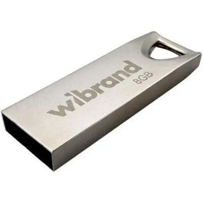 USB флеш накопичувач Wibrand 8GB Taipan Silver USB 2.0 (WI2.0/TA8U2S) Вінниця - фото 1